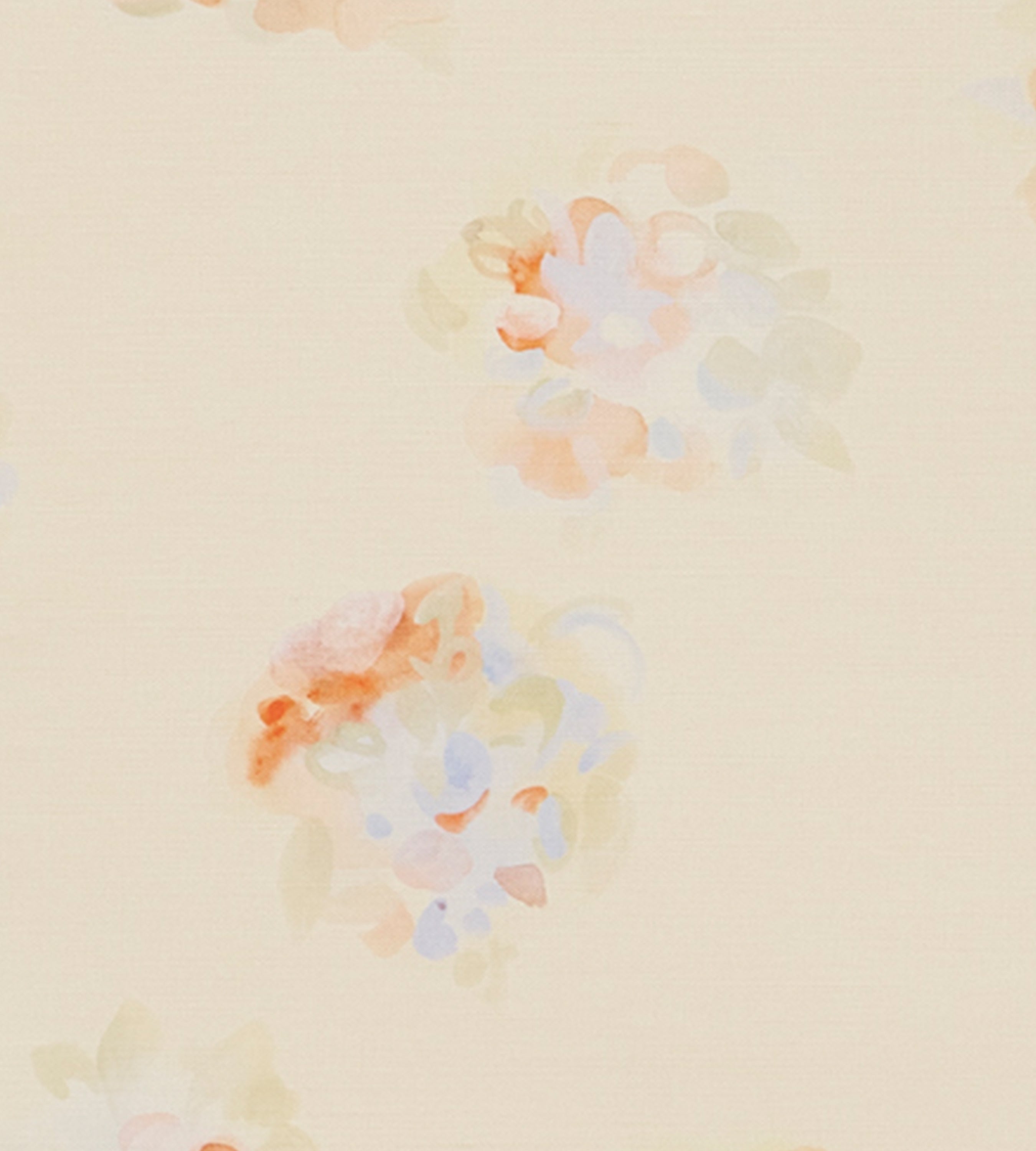 Blurry Floral Cotton Linen