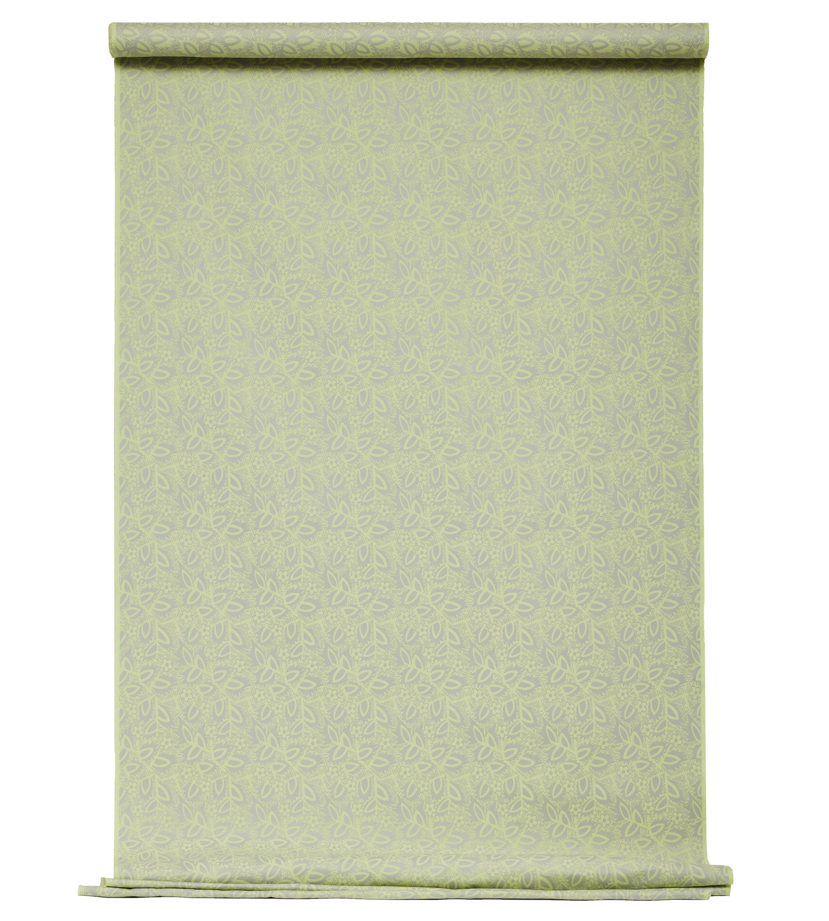 Deco Floral Green and Blue Performance Woven
