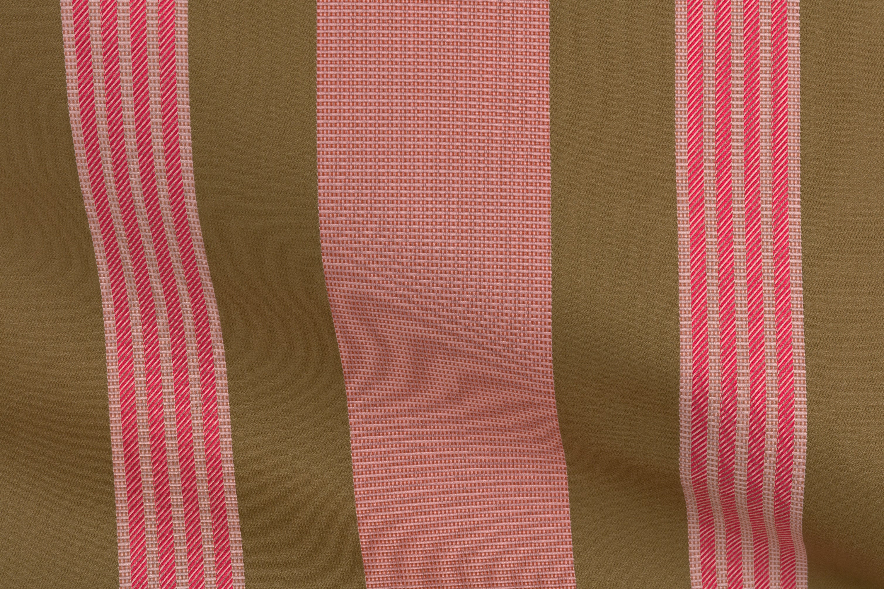 Woven Stripe Pink and Tan