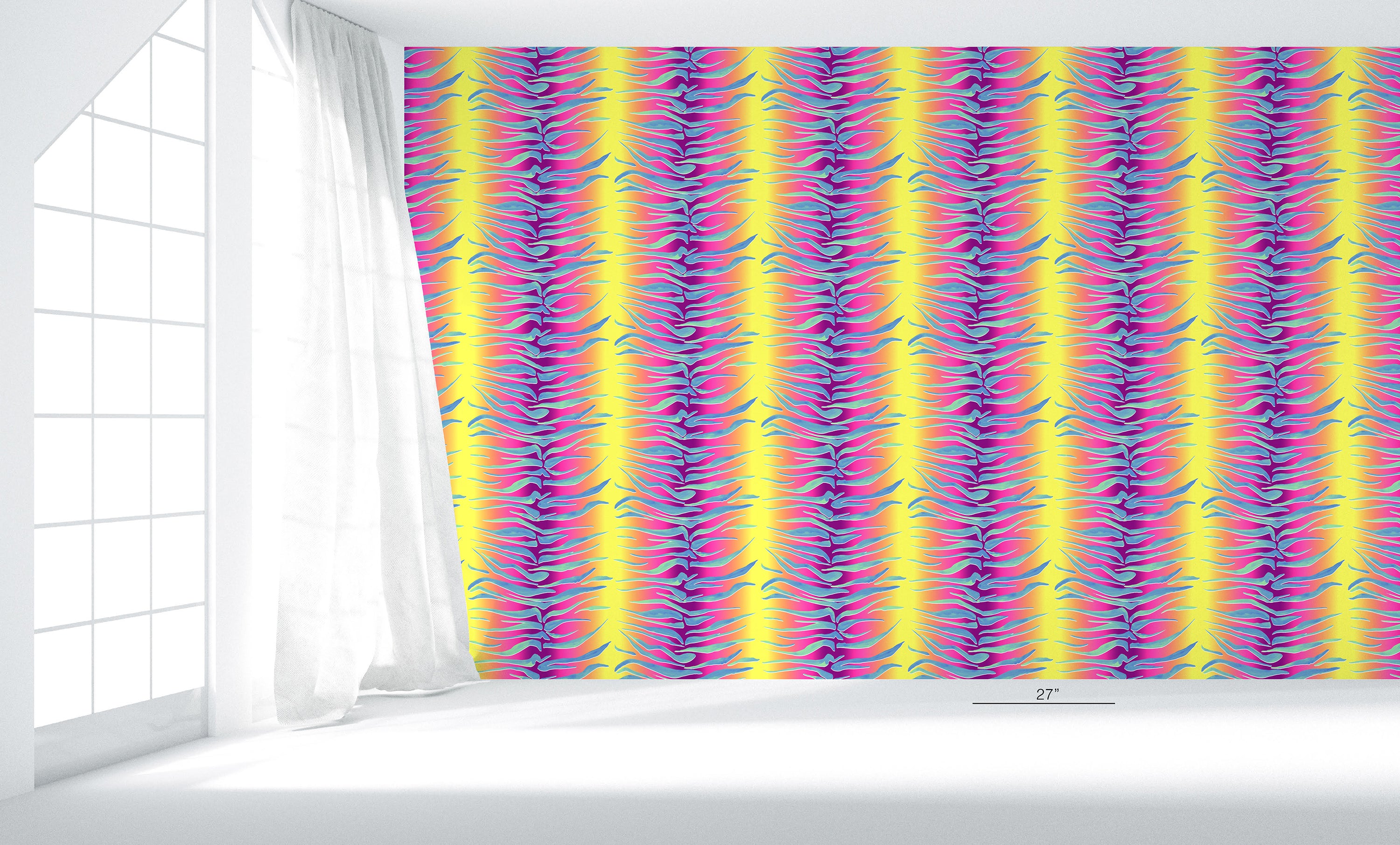 Tiger Stripe Sunset Wallpaper