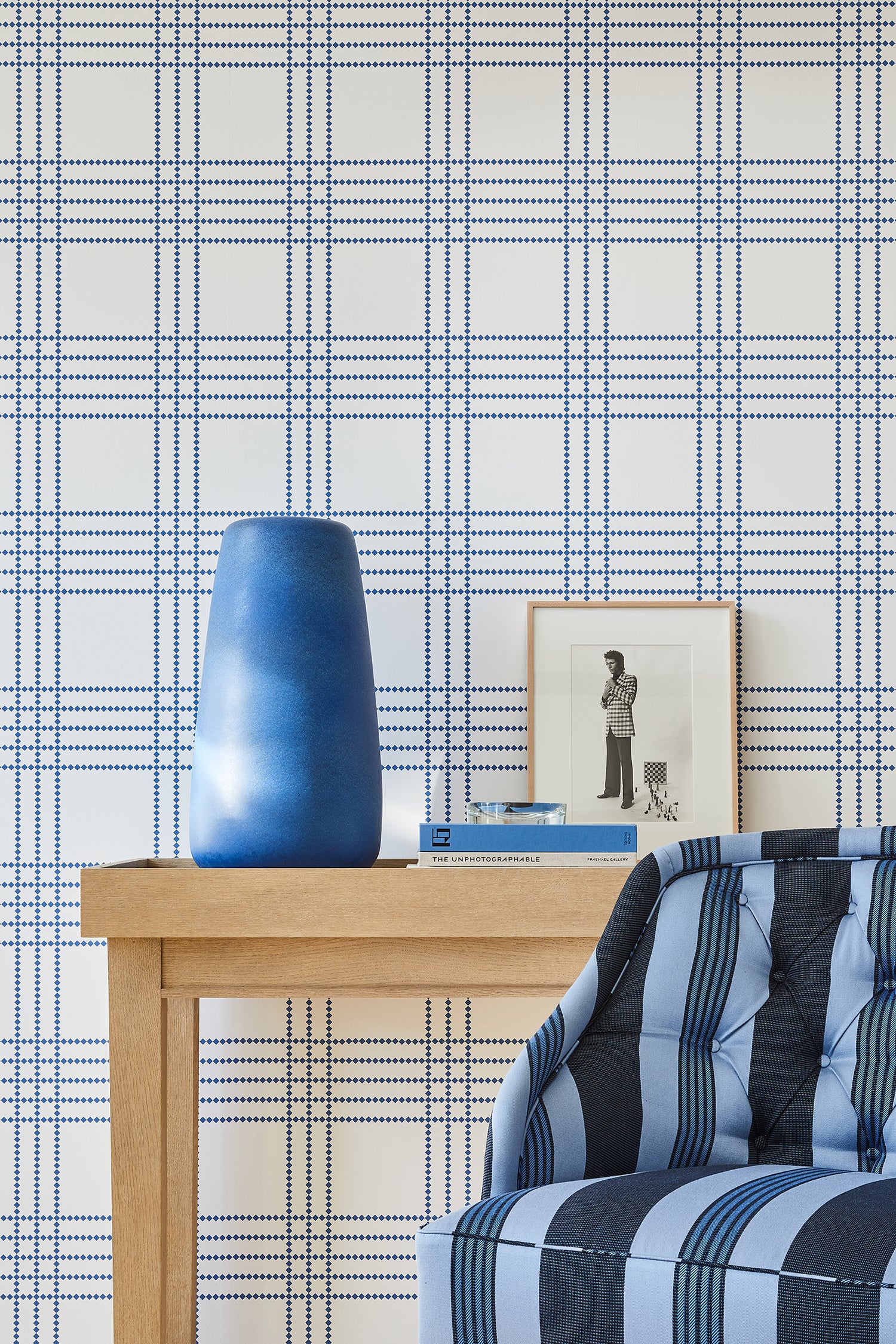 Gridlock Blue Wallpaper (x MARKED)