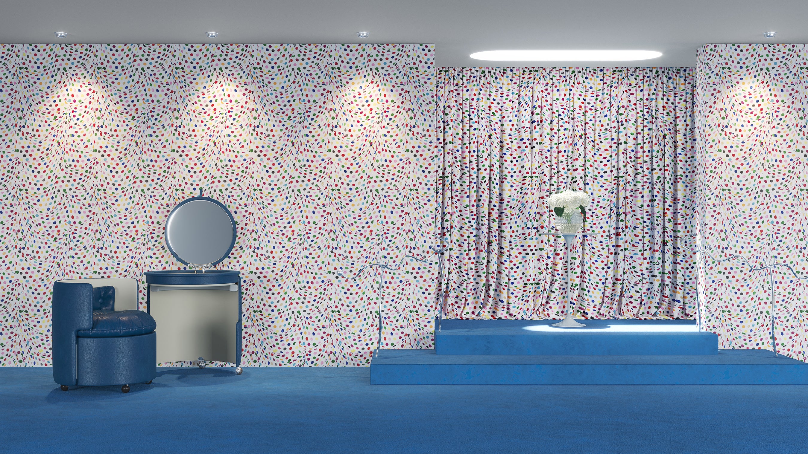 Audrey Dot Multi Wallpaper