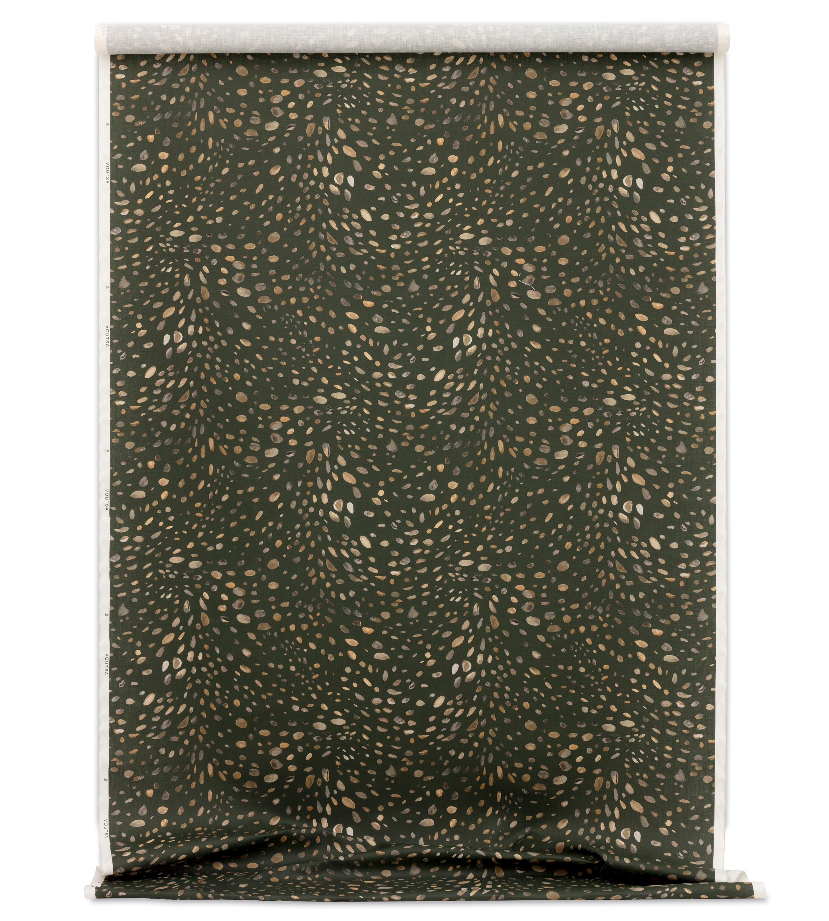 Cheetah Trompe L'oeil Green Linen