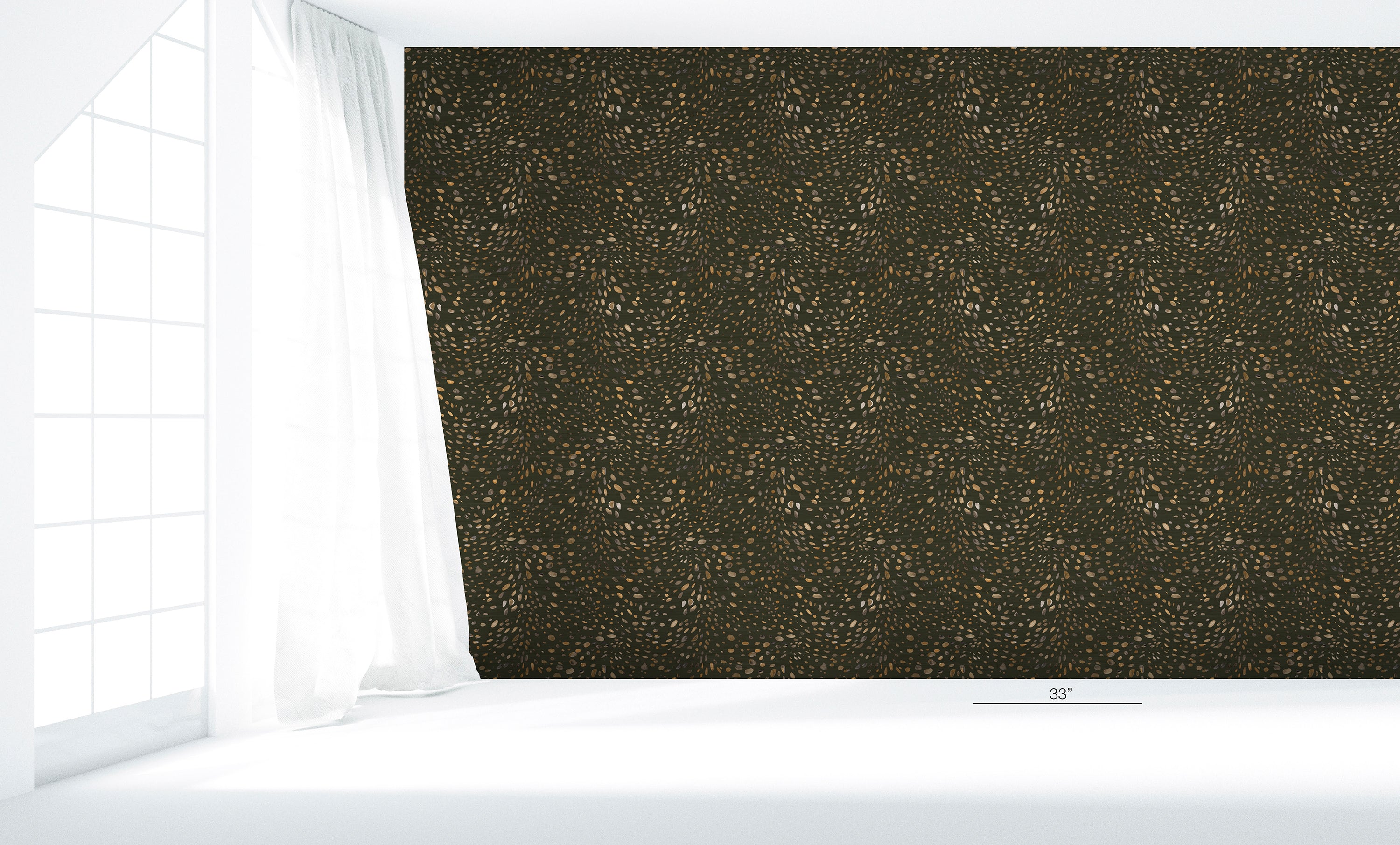 Cheetah Trompe L'oeil Green Metallic Grasscloth Wallpaper