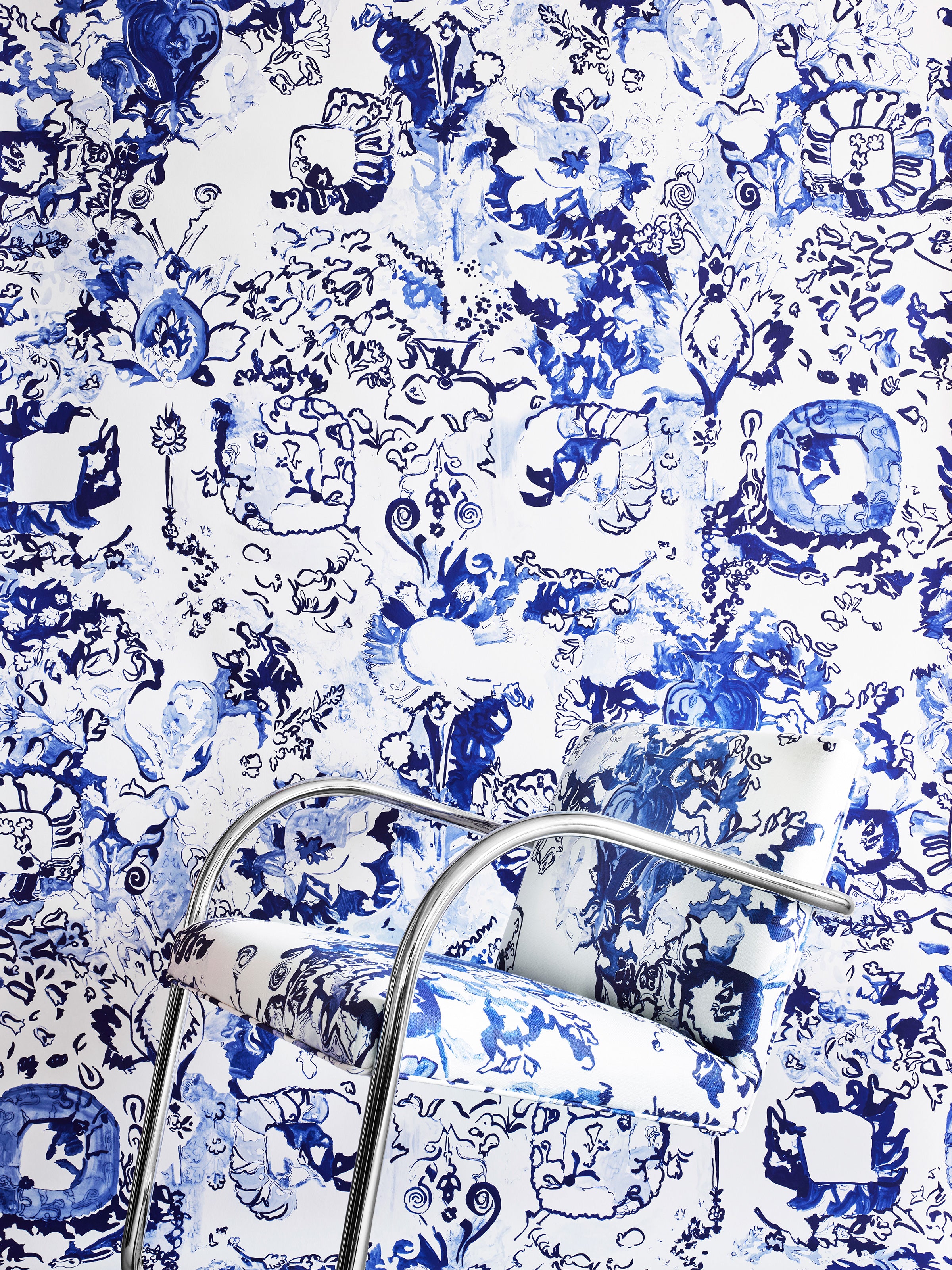 Fiona Delft Blue Linen