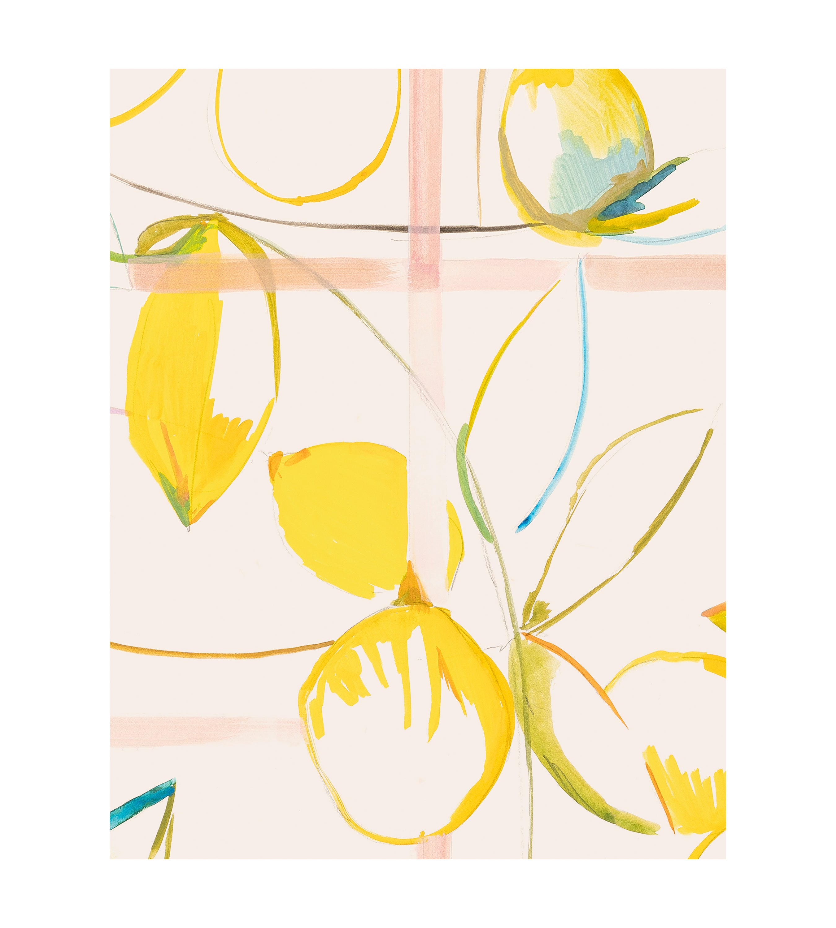 Lemon Tree Chinoiserie Wallpaper