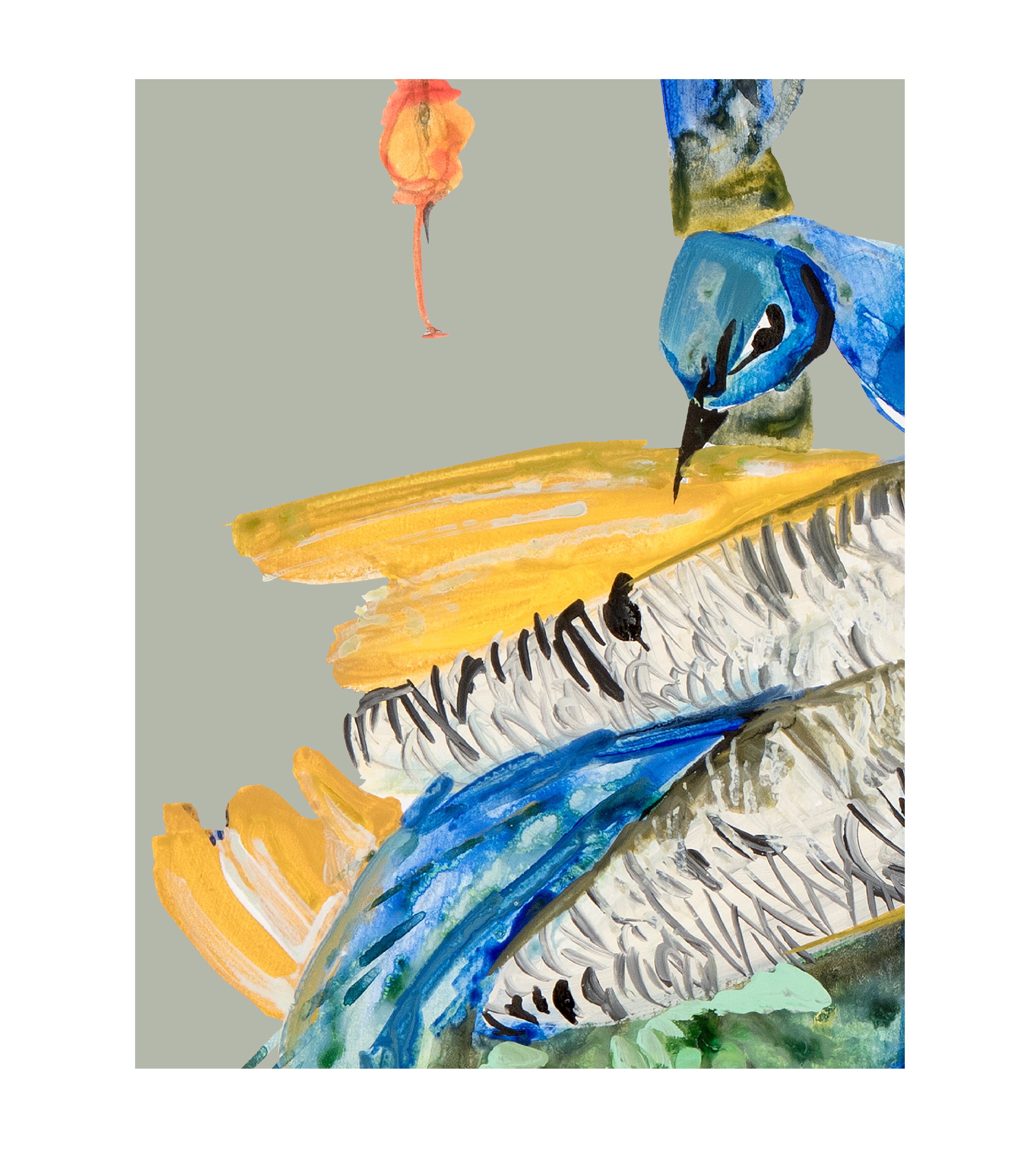 Menagerie Chinoiserie Vert De Terre Wallpaper