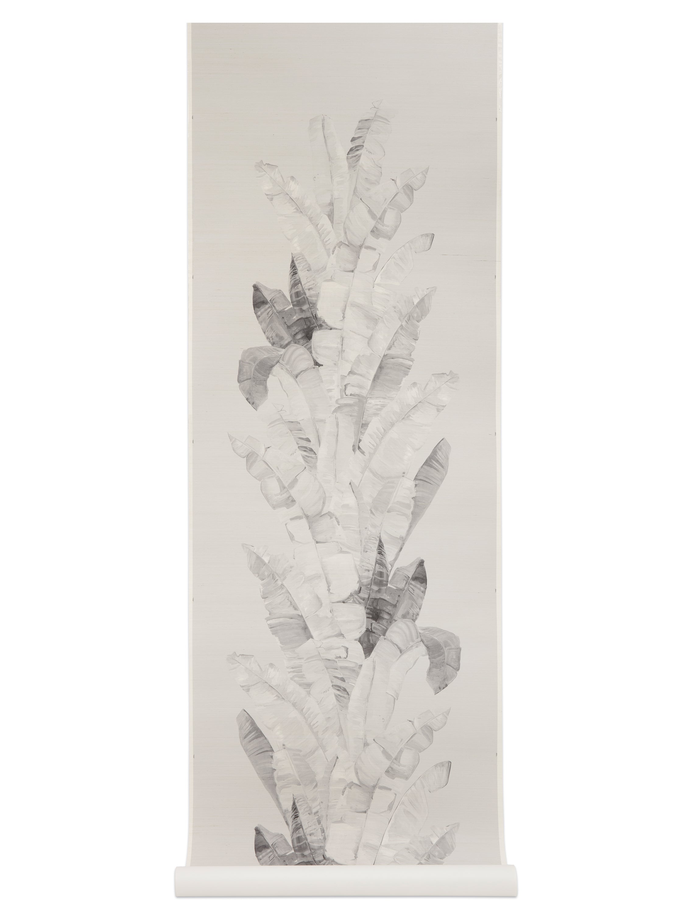 Tahitia Shadows Grasscloth Chinoiserie Wallpaper