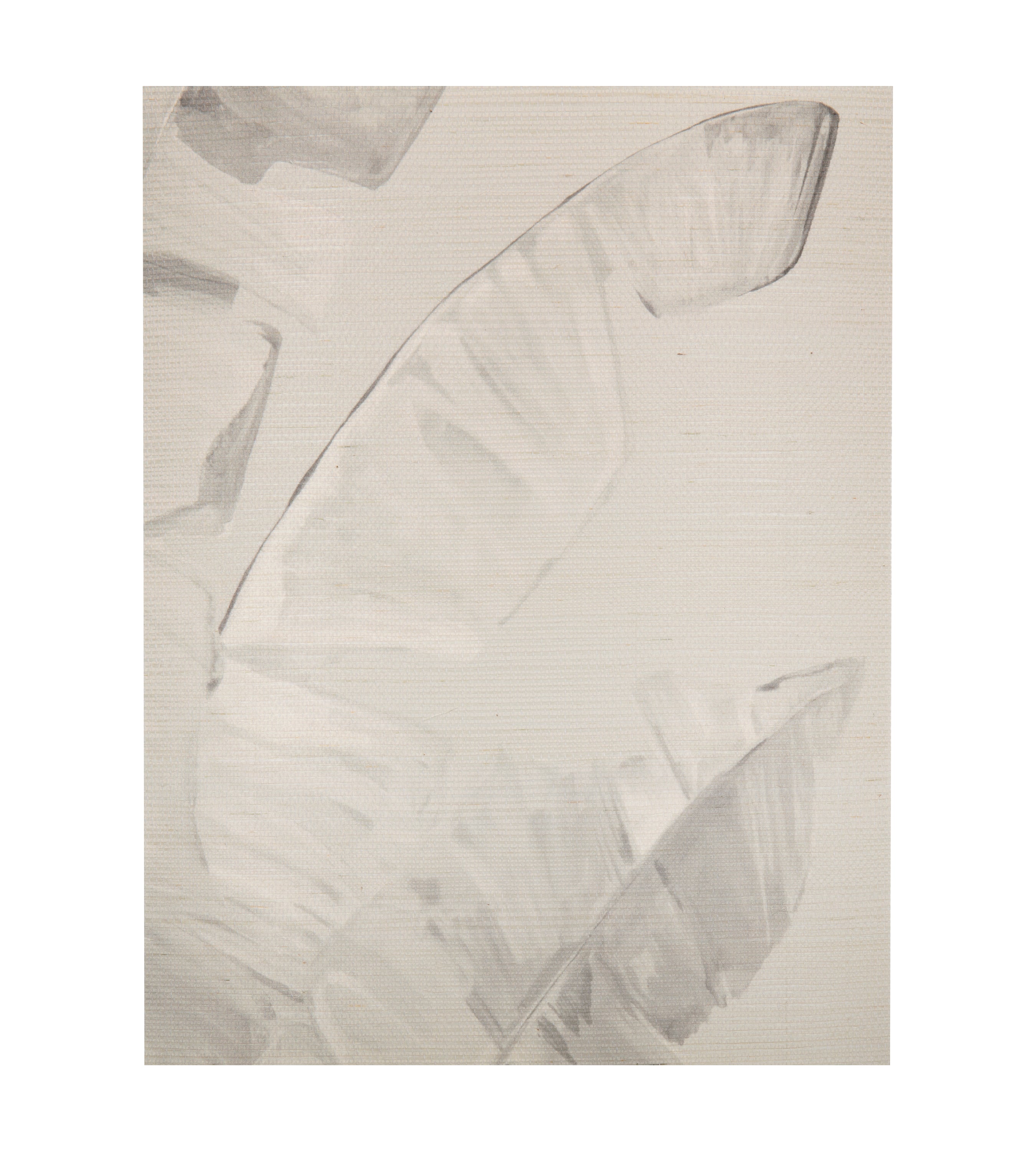 Tahitia Shadows Grasscloth Chinoiserie Wallpaper