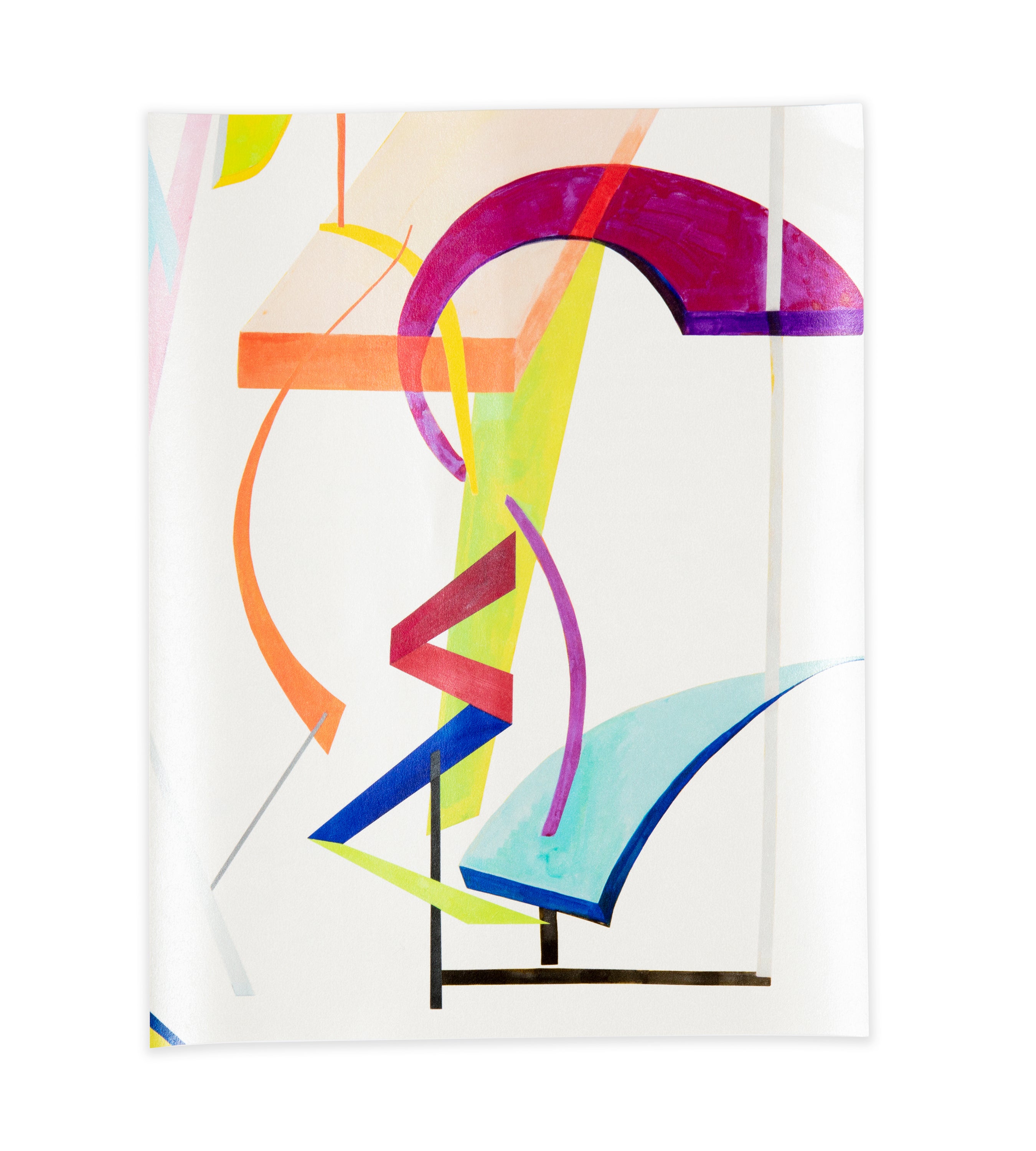 George All Over on Metallic White Wallpaper