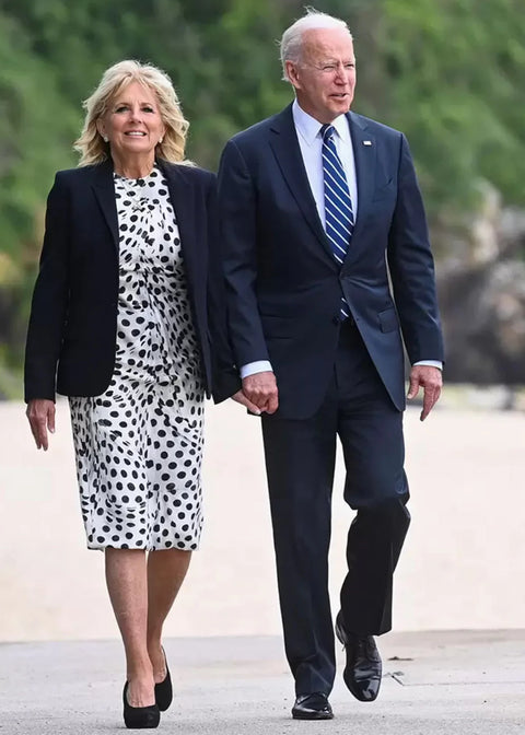 Jill Biden in Audrey Dots