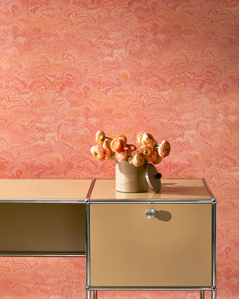 Pride Marble Bisexual Sherbert Wallpaper