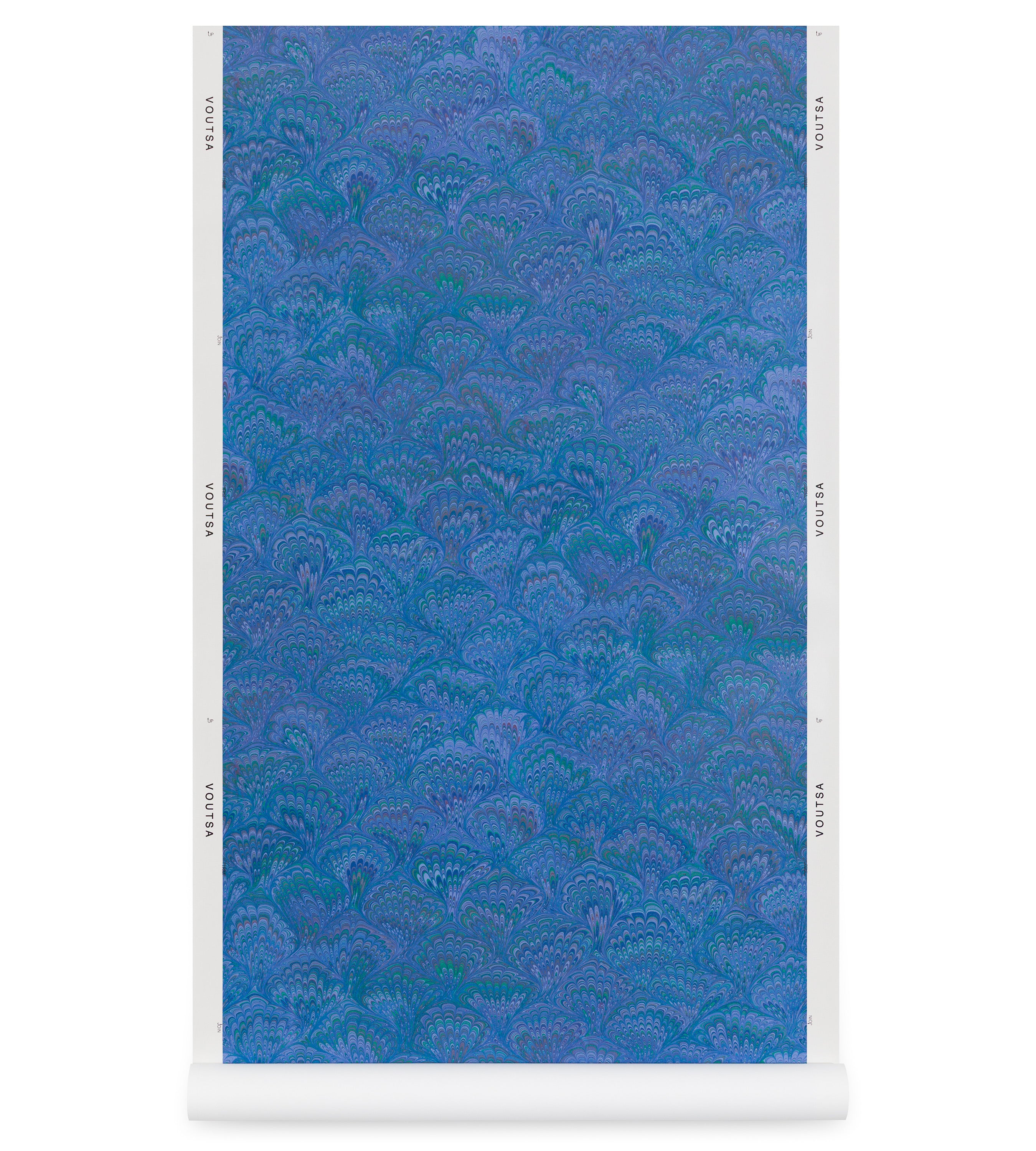 Pride Marble Gay Blue Wallpaper