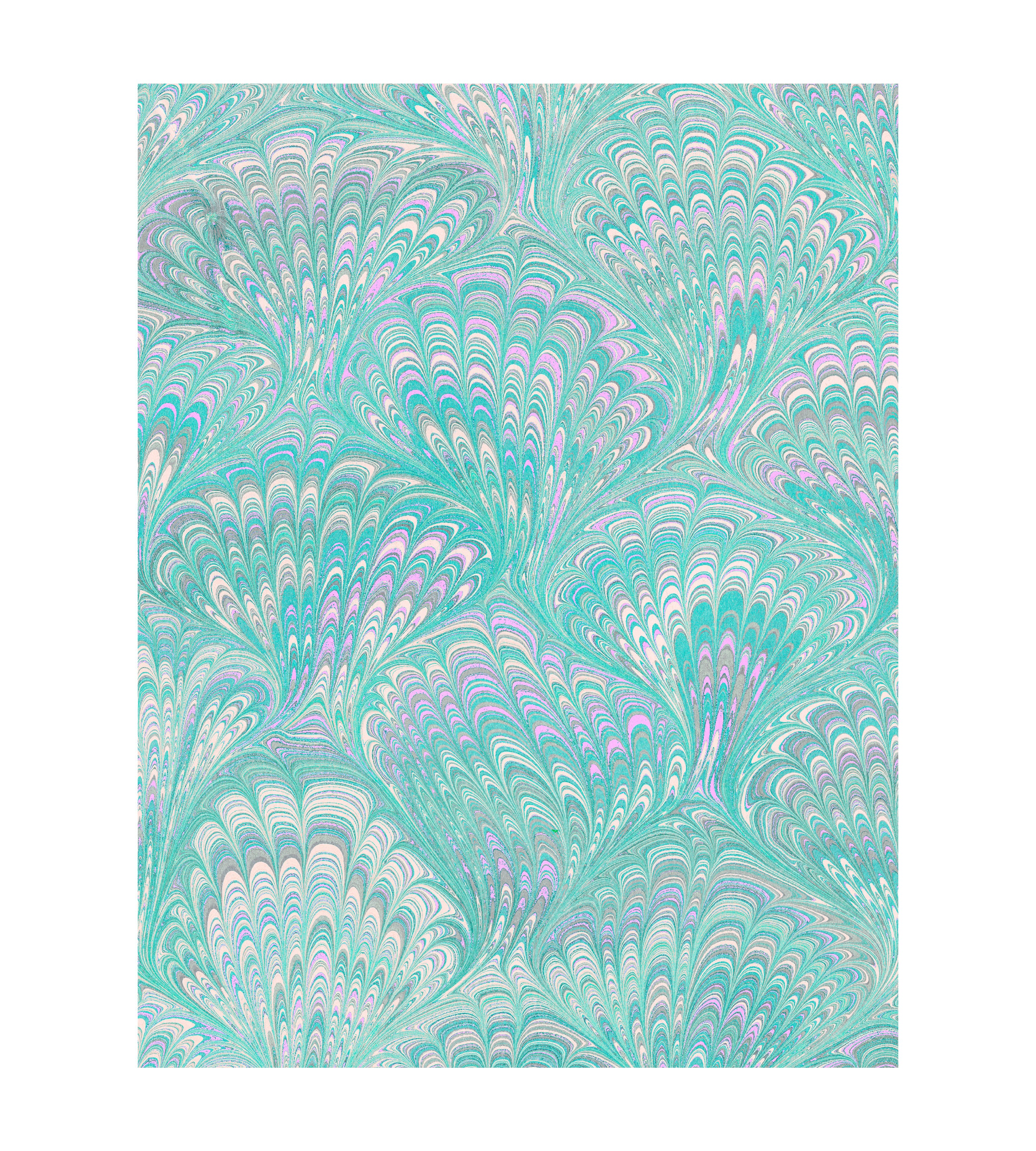 Pride Marble Nonbinary Turquoise Wallpaper