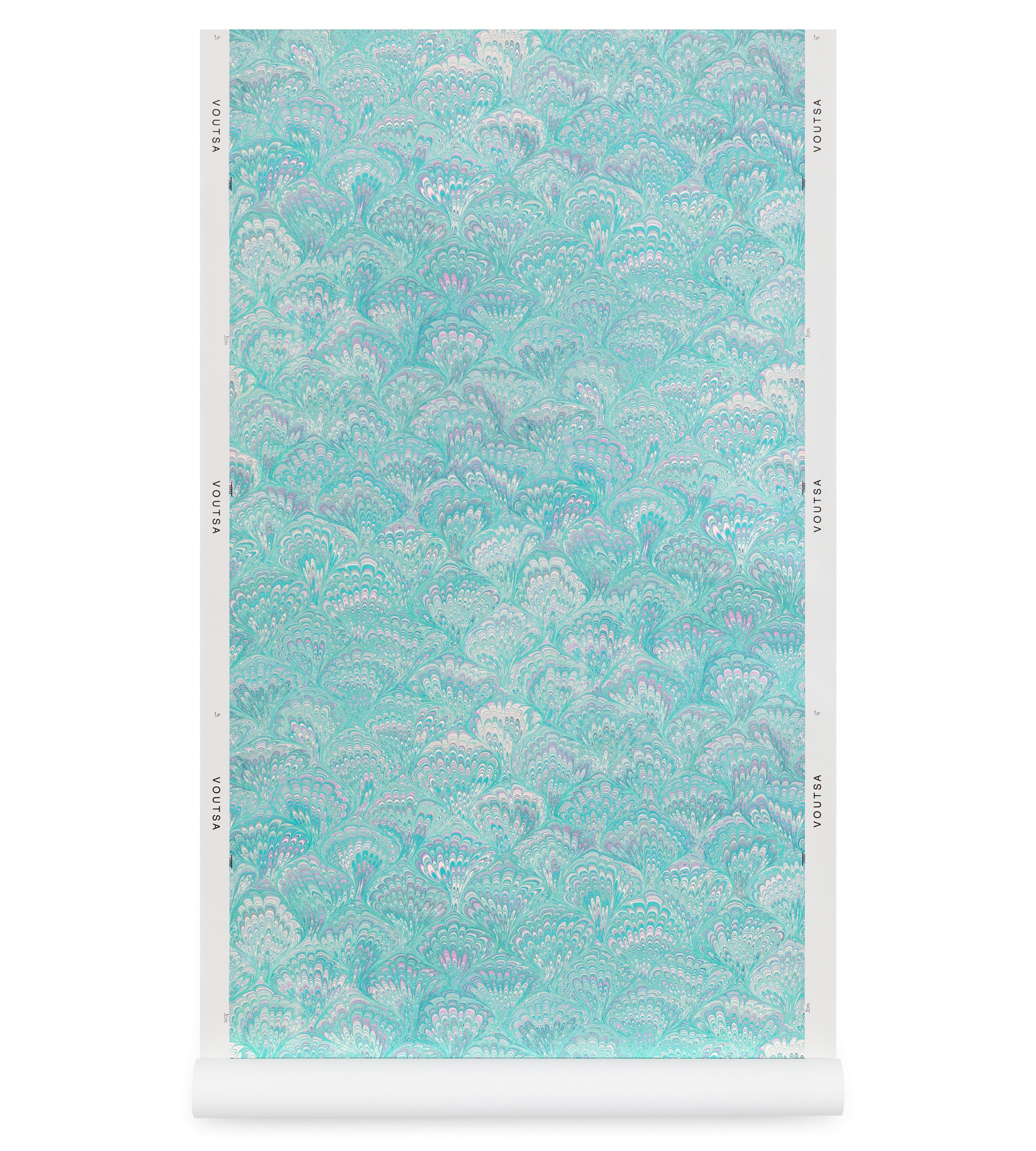 Pride Marble Nonbinary Turquoise Wallpaper