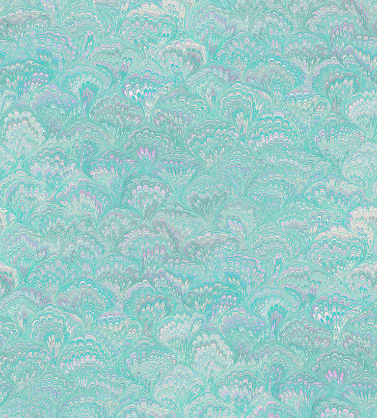 Pride Marble Nonbinary Turquoise Wallpaper