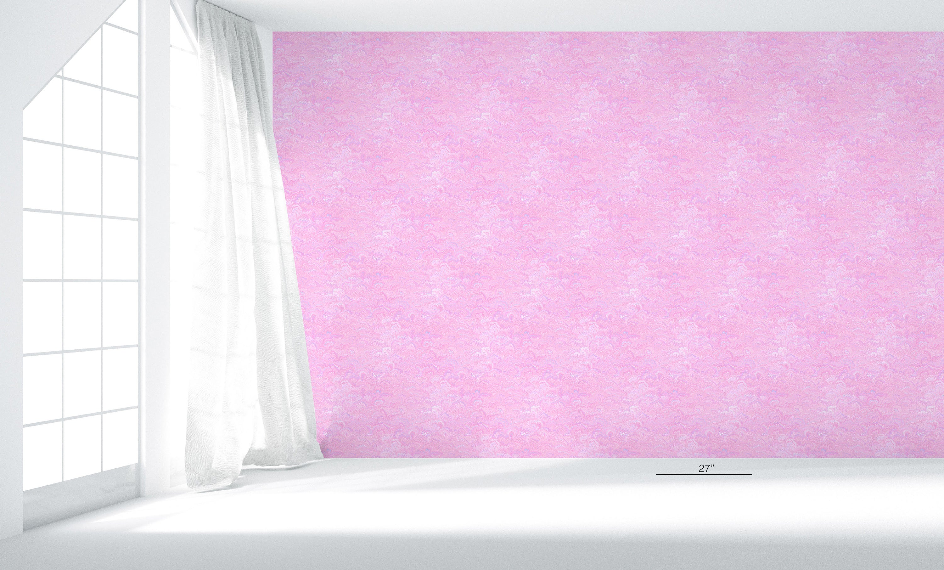 Pride Marble Trans Pink Wallpaper
