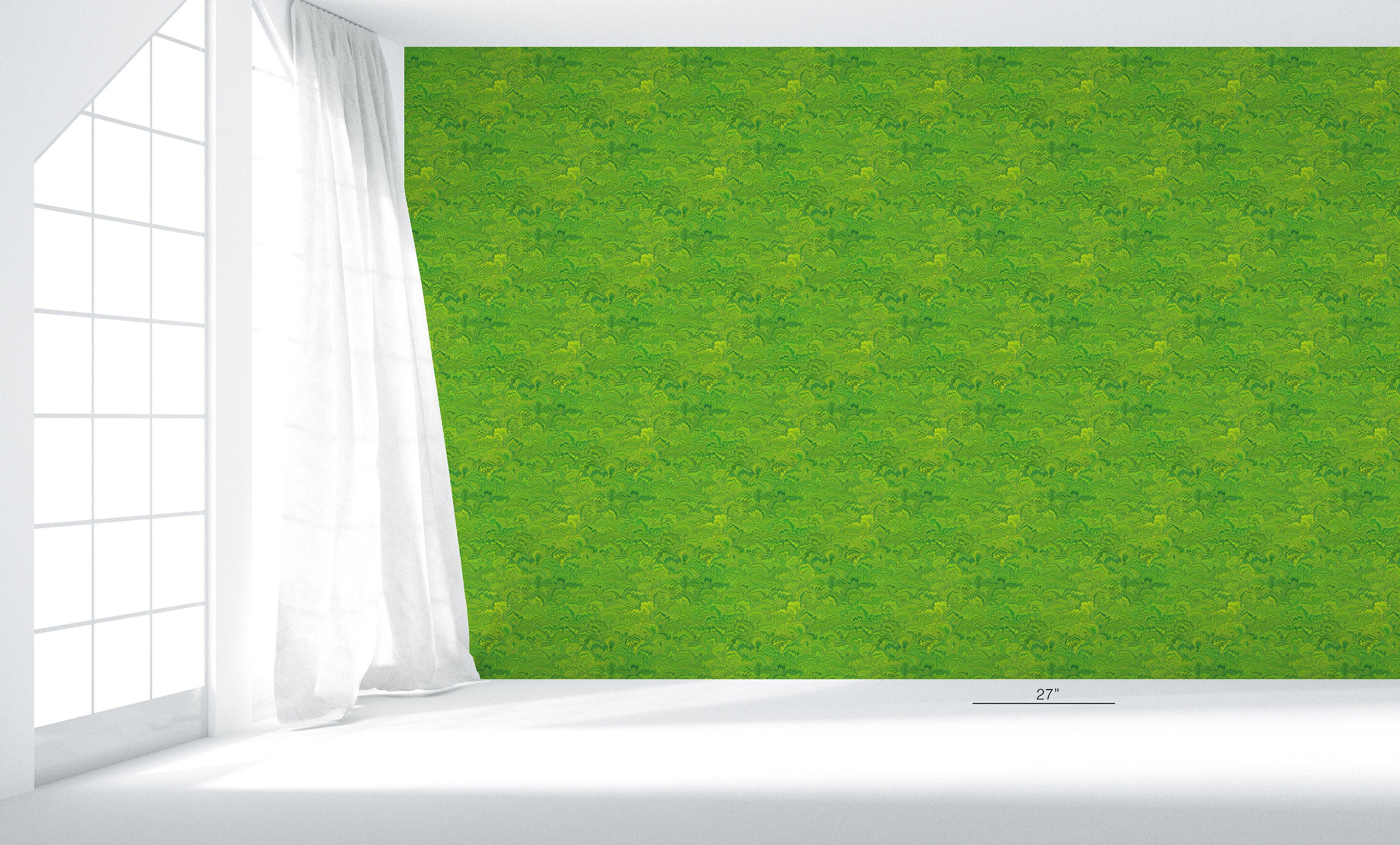 Pride Marble Wicked Green Wallpaper