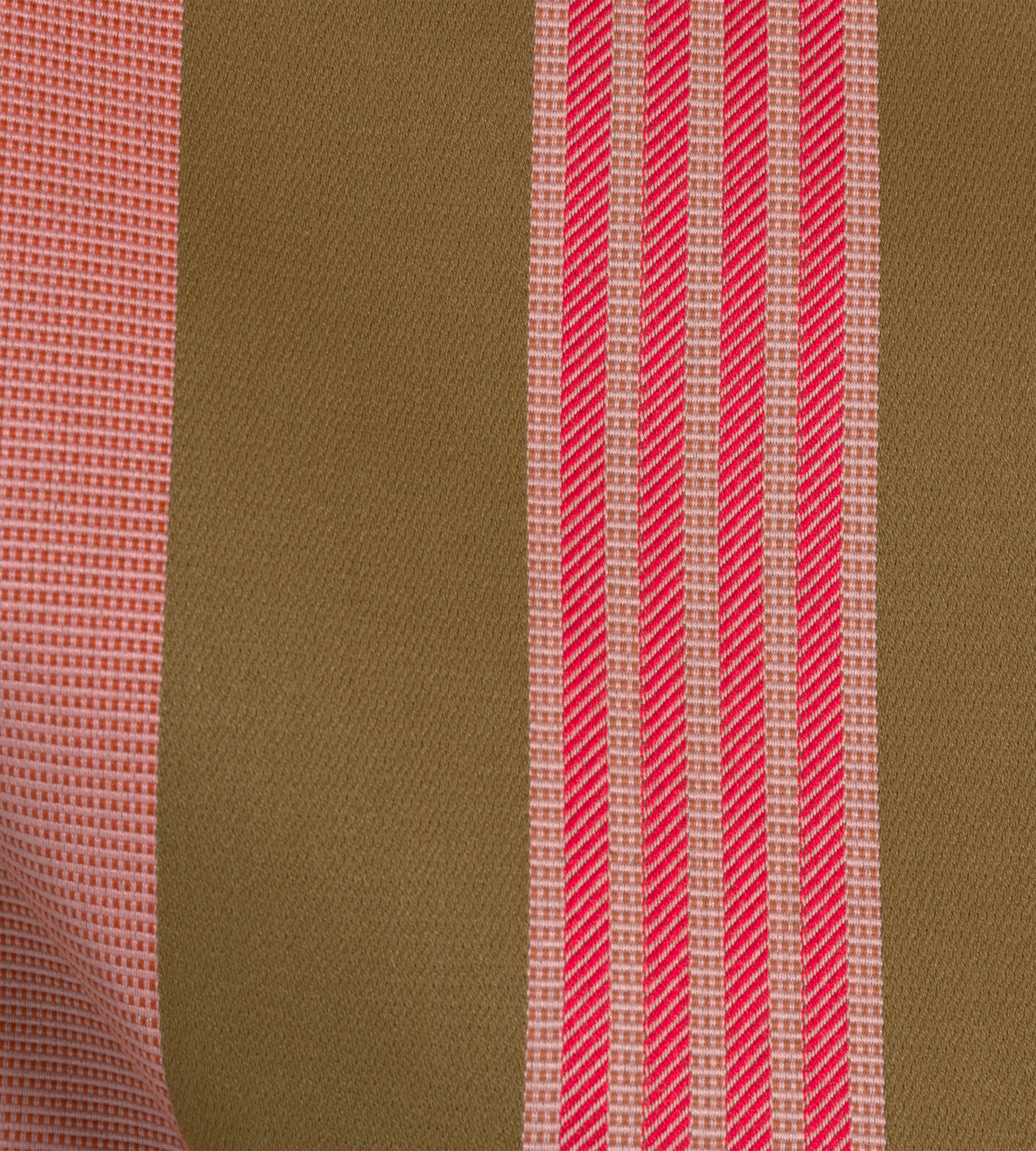 Woven Stripe Pink and Tan