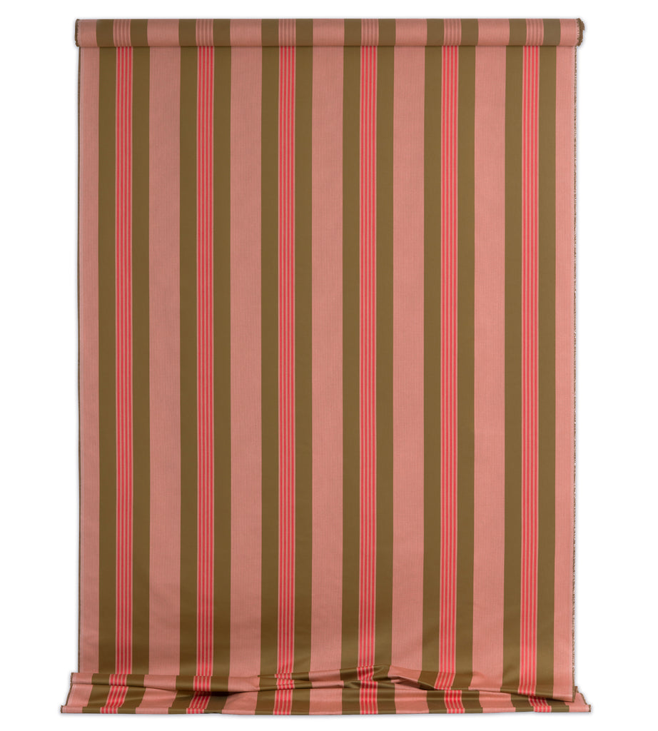 Woven Stripe Pink and Tan