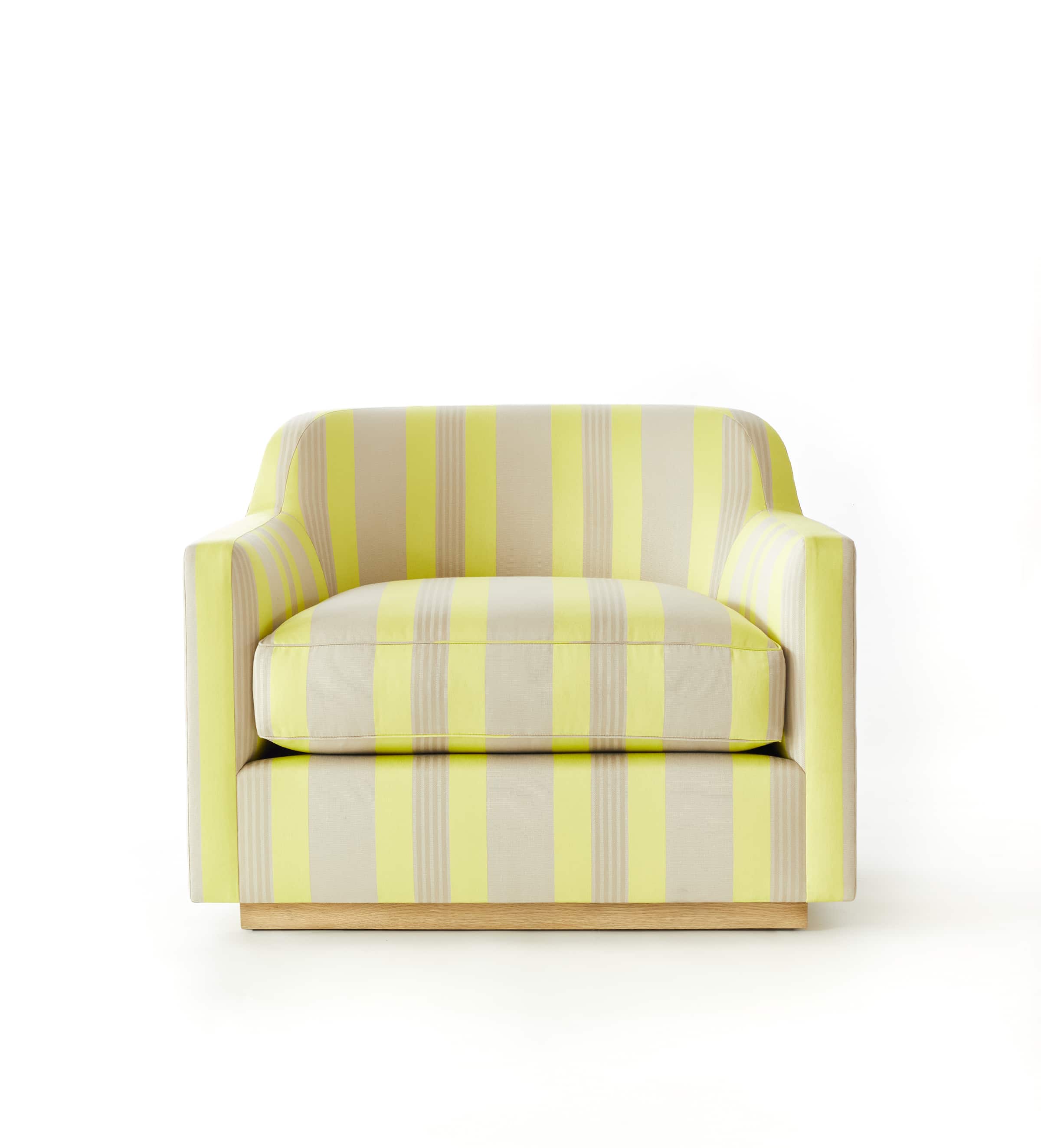 Stripe Yellow and Champagne