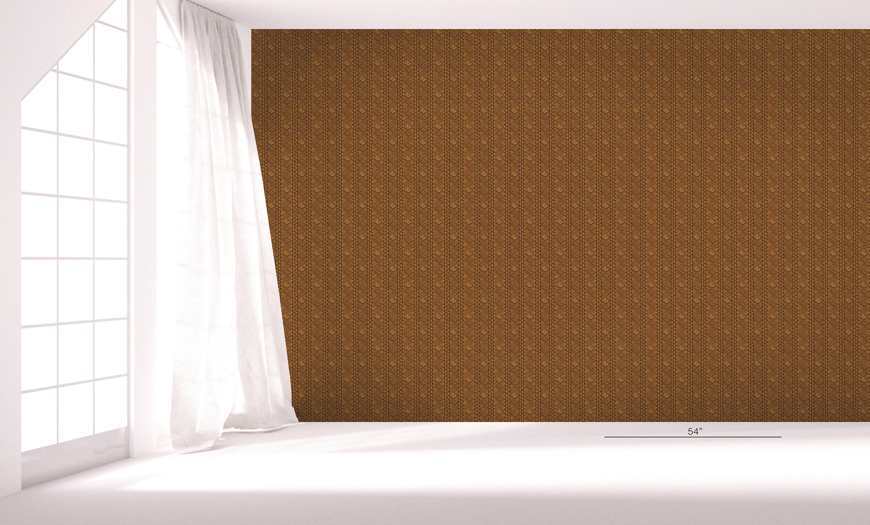 Tramp Vertical Diamond Stripes Wallpaper