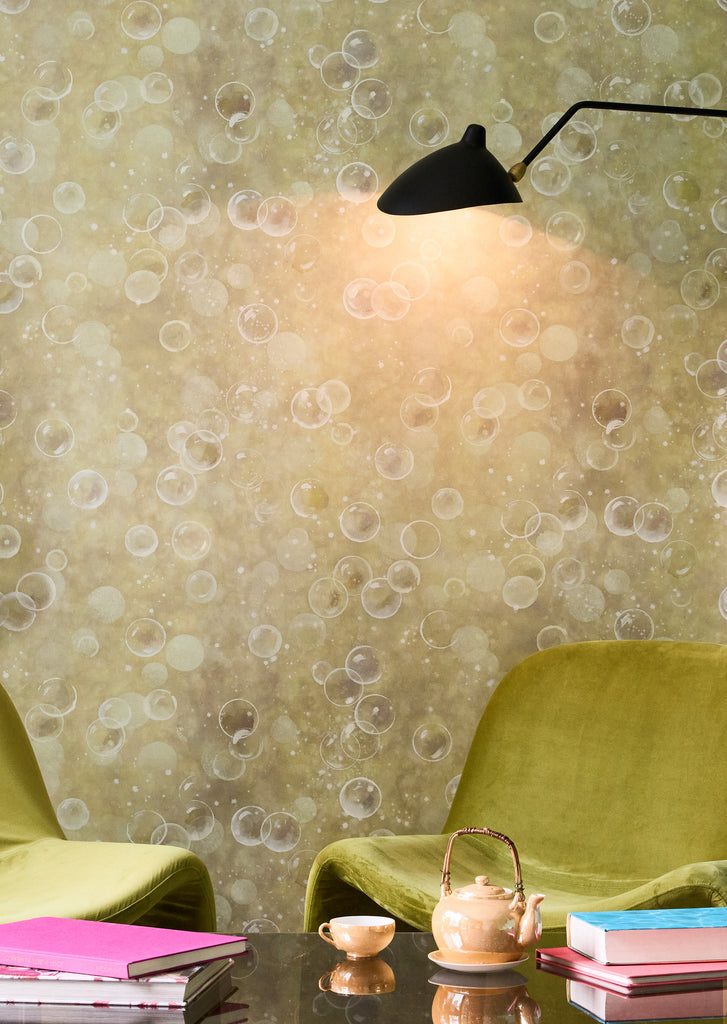 Fizz Wallpaper in Brut (x Scott Pask)