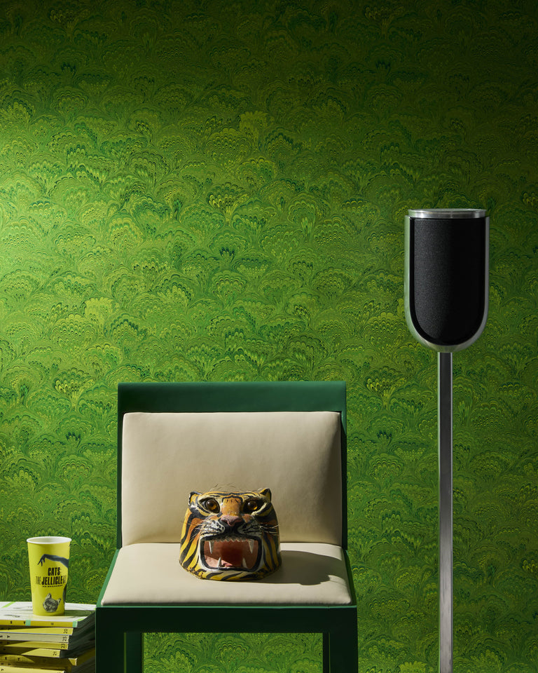 Pride Marble Wicked Green Wallpaper