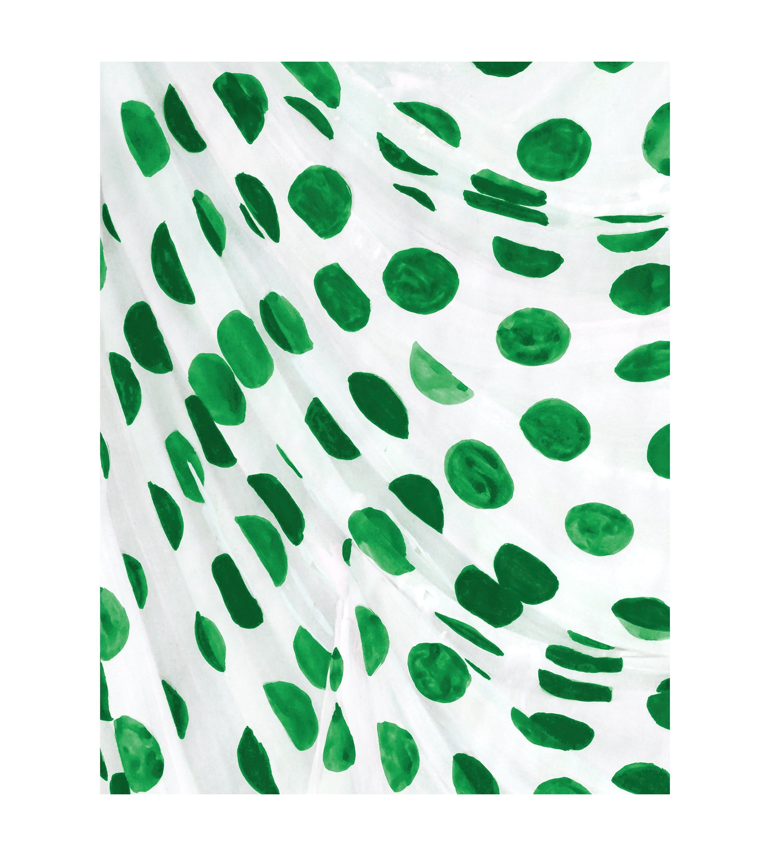 Audrey Dot Green Wallpaper
