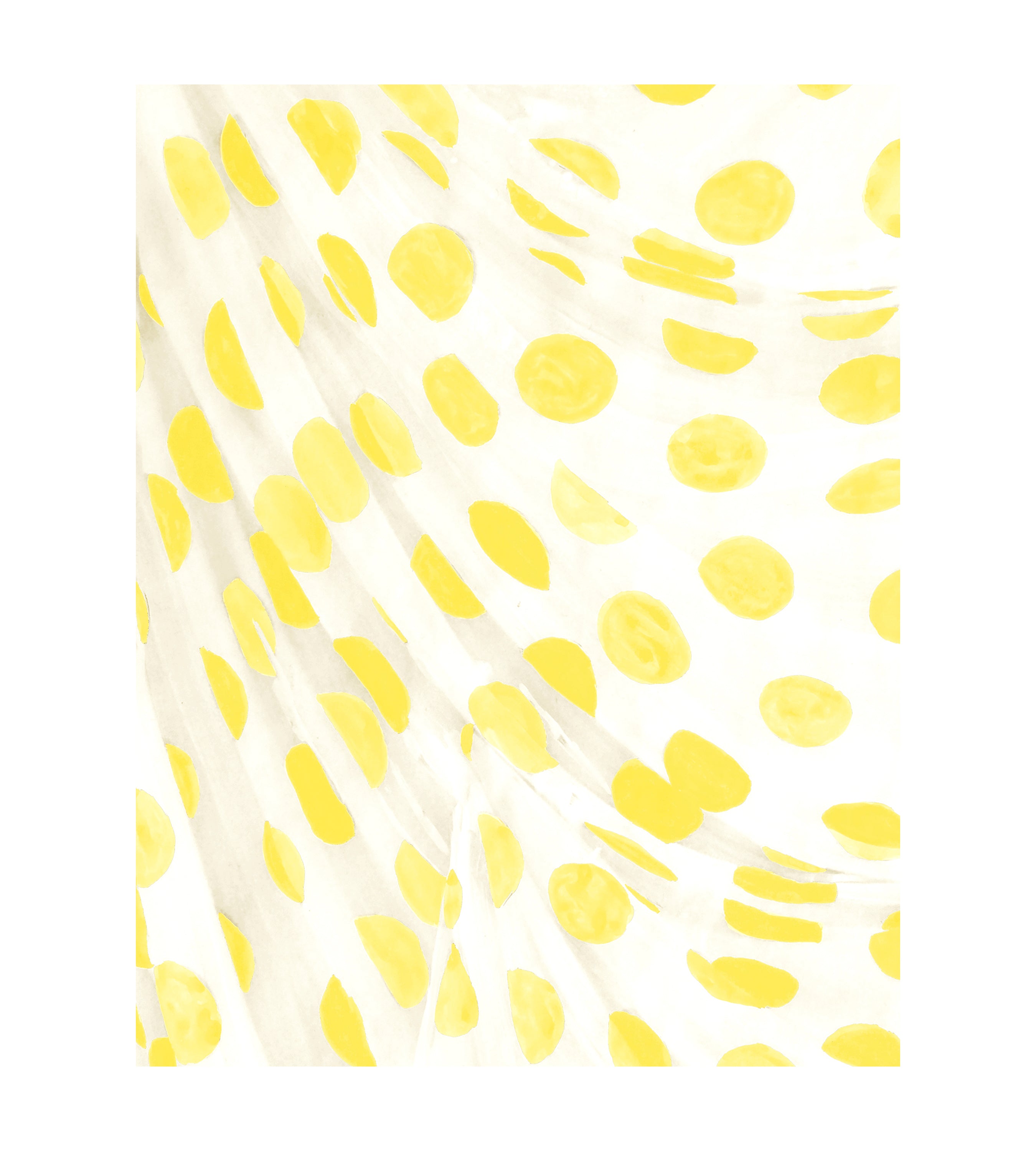 Audrey Dot Yellow Wallpaper