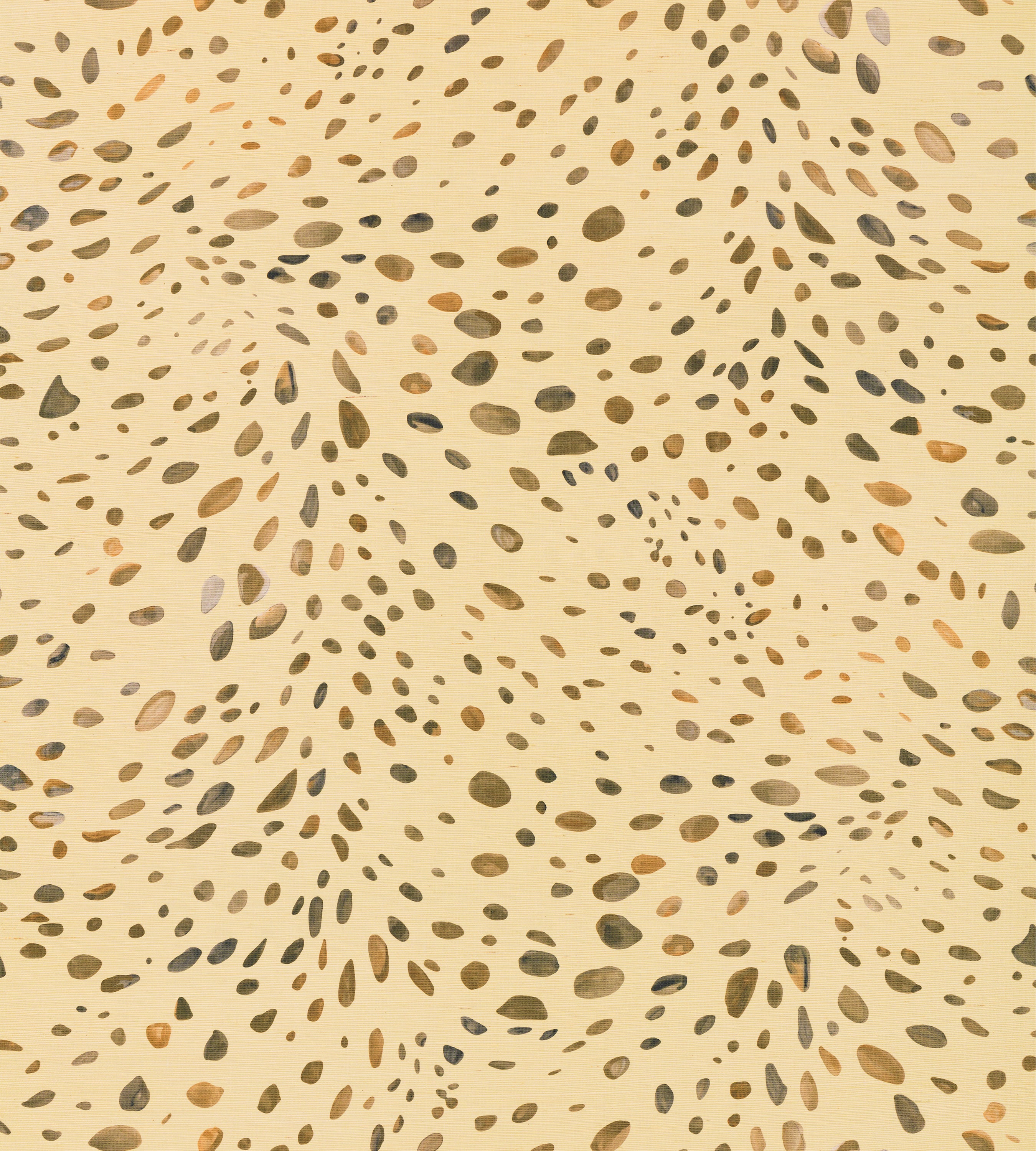 Cheetah Trompe L'oeil Sand Grasscloth Wallpaper