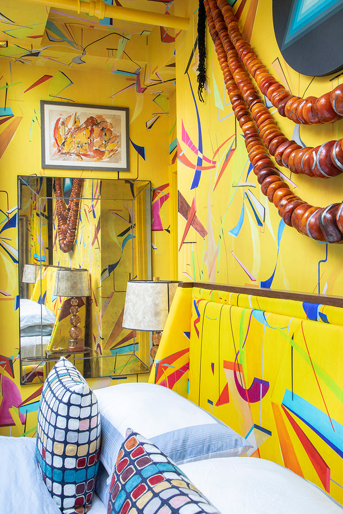 George Yellow Chinoiserie Wallpaper