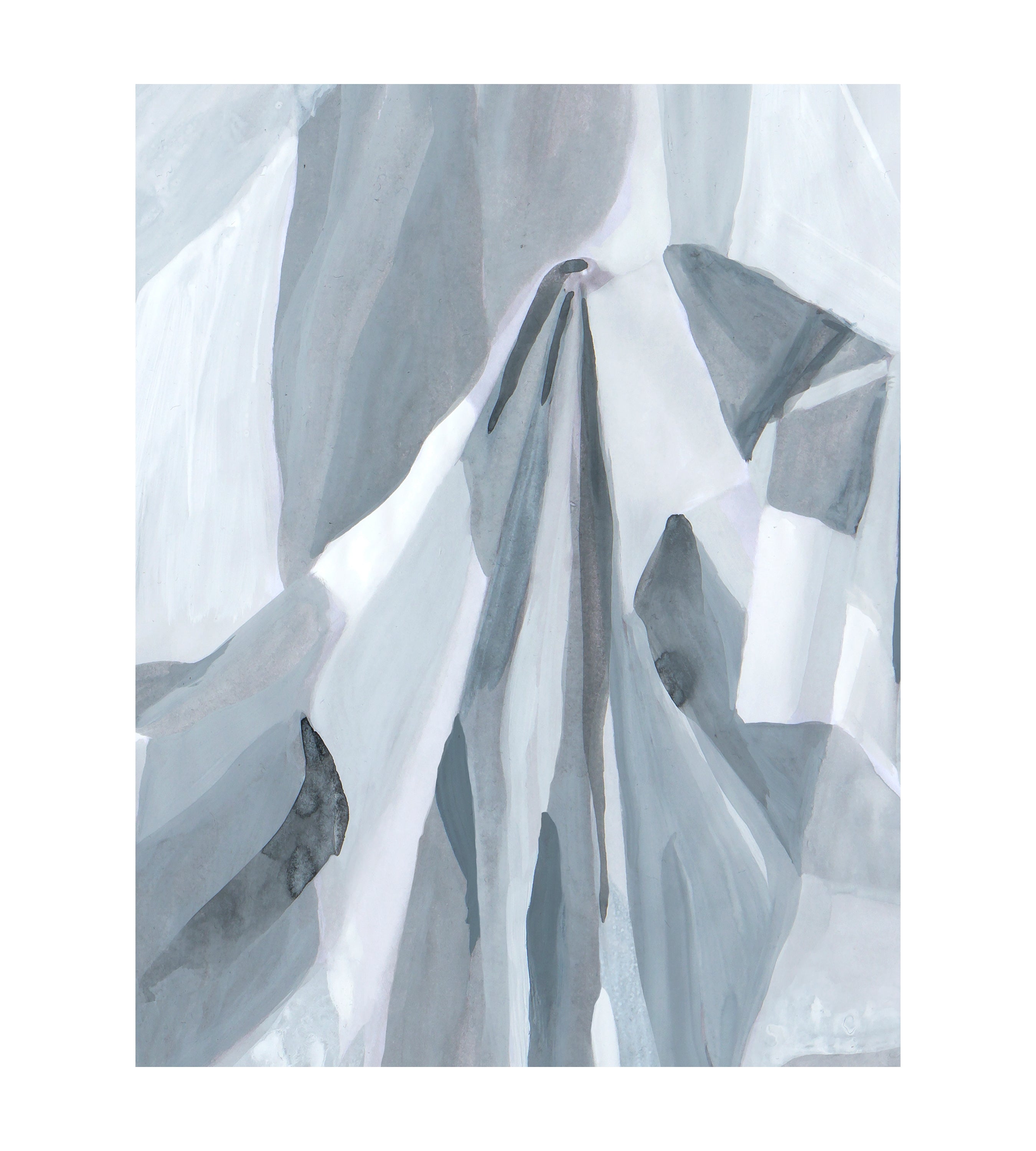 Judy Stripe Grey and White Wallpaper