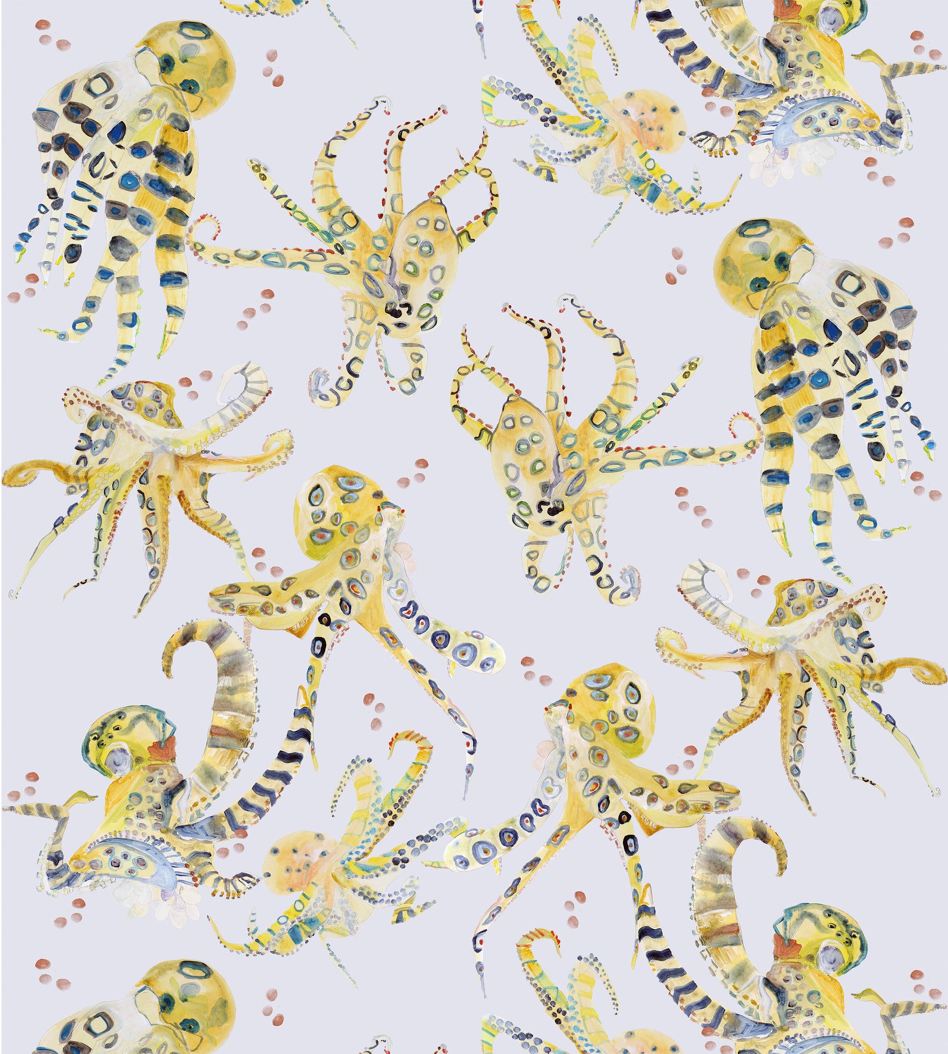 Octopussi on Powder Wallpaper